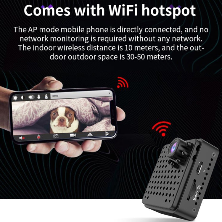 W18 1080P HD WiFi Smart Mini Security Camera, Support 155 Degrees Wide Angle & Motion Detection & Infrared Night Vision & TF Card, Wide Angle W18 1080P HD WiFi Smart Mini Security Camera, Support 155 Degrees Wide Angle & Motion Detection & Infrared Night Vision & TF Card, Wide Angle